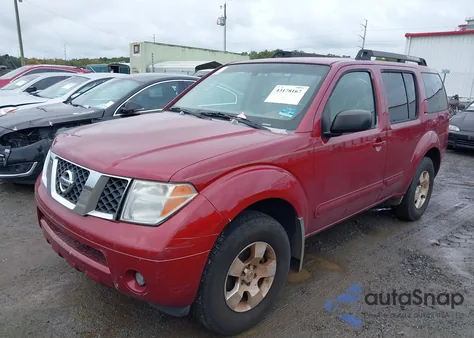 2006 Nissan Pathfinder S z USA, uszkodzony, nr VIN 5N1AR18U06C669976